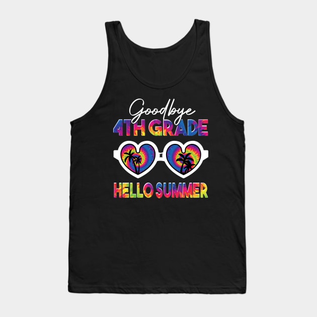 goodbye 4th grade hello summer tie dye Tank Top by HBart